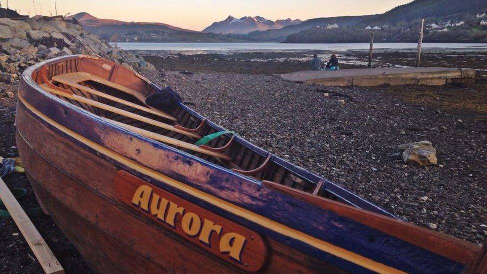 Rowing boat Aurora