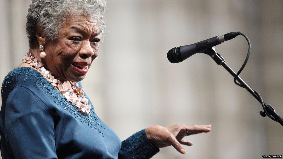 Maya Angelou in February 2009