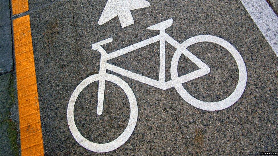 Bike sign