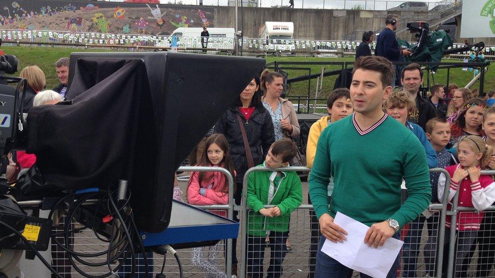 Newsround presenter Ricky Boleto