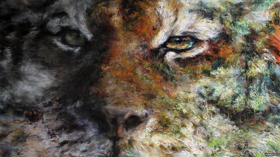 Deforestation by Penny Absolom Pastel & Mixed Media