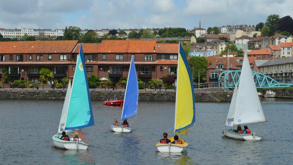 Queen's Baton relay in Bristol