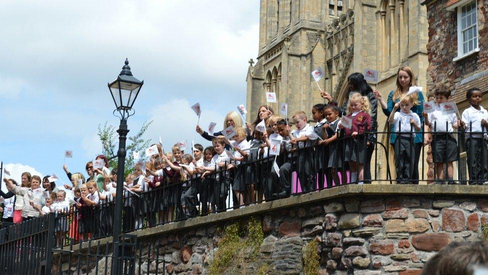 Queen's Baton relay in Bristol