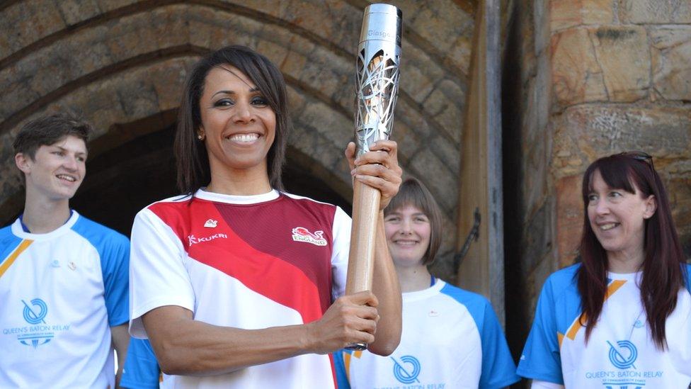 Dame Kelly Holmes at Tonbridge Castle