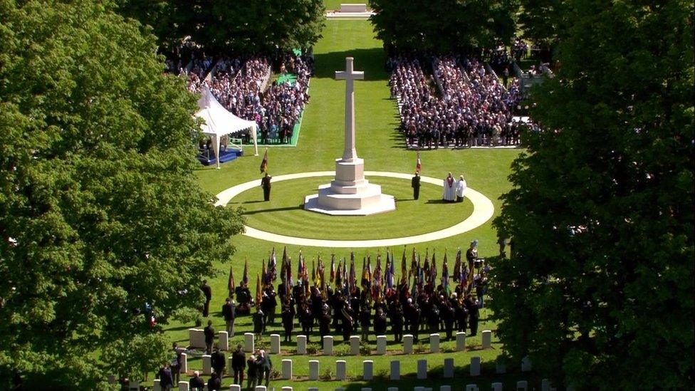 A D-Day ceremony