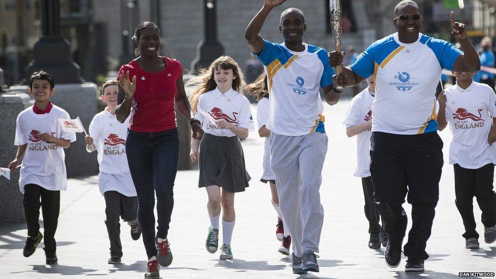 Queen's Baton Relay London