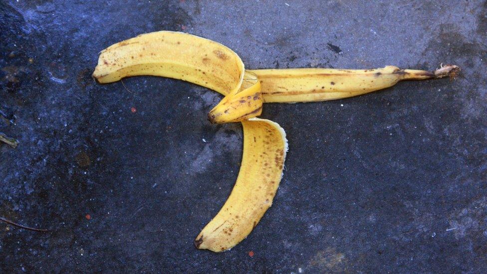 Banana skin