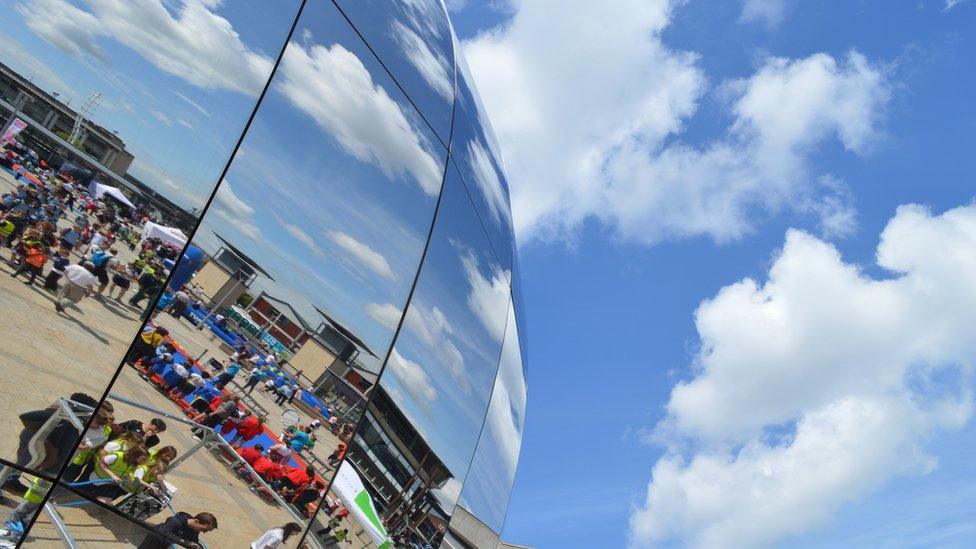 The Planetarium in Millennium square, Bristol