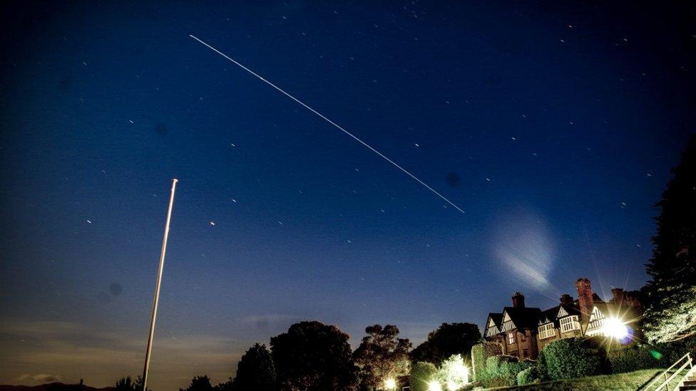 The ISS as seen from Llandudno