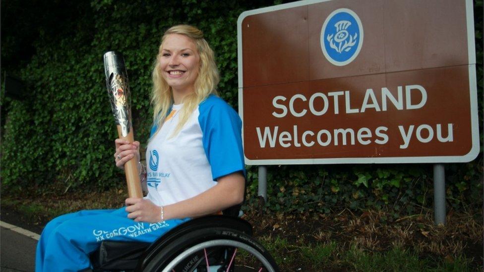 Samantha Kinghorn is an promising young Scottish athlete who first began wheelchair racing in 2012