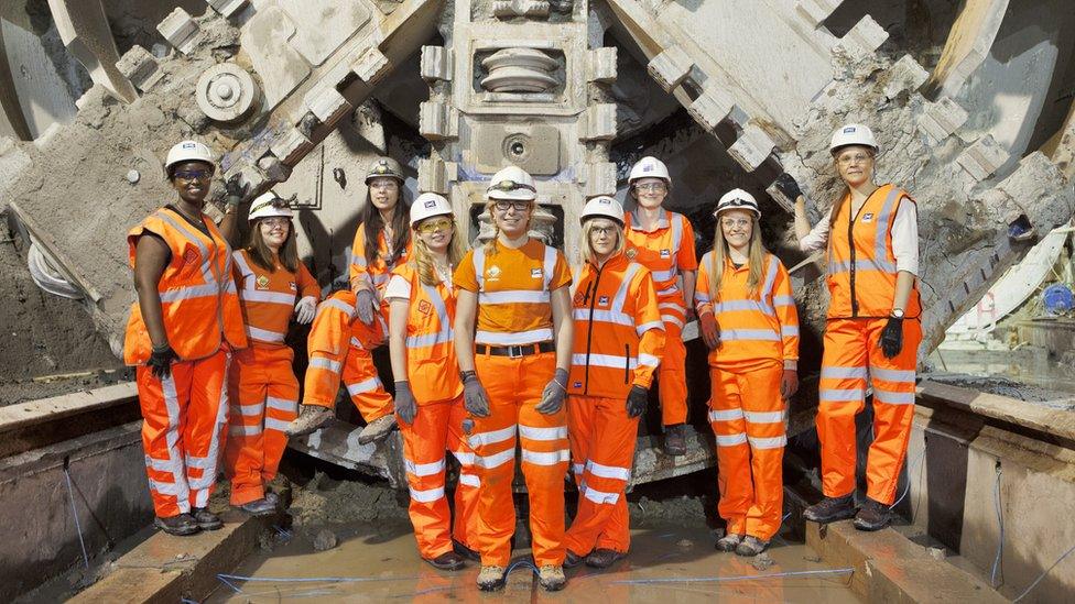 Women engineers on Crossrail