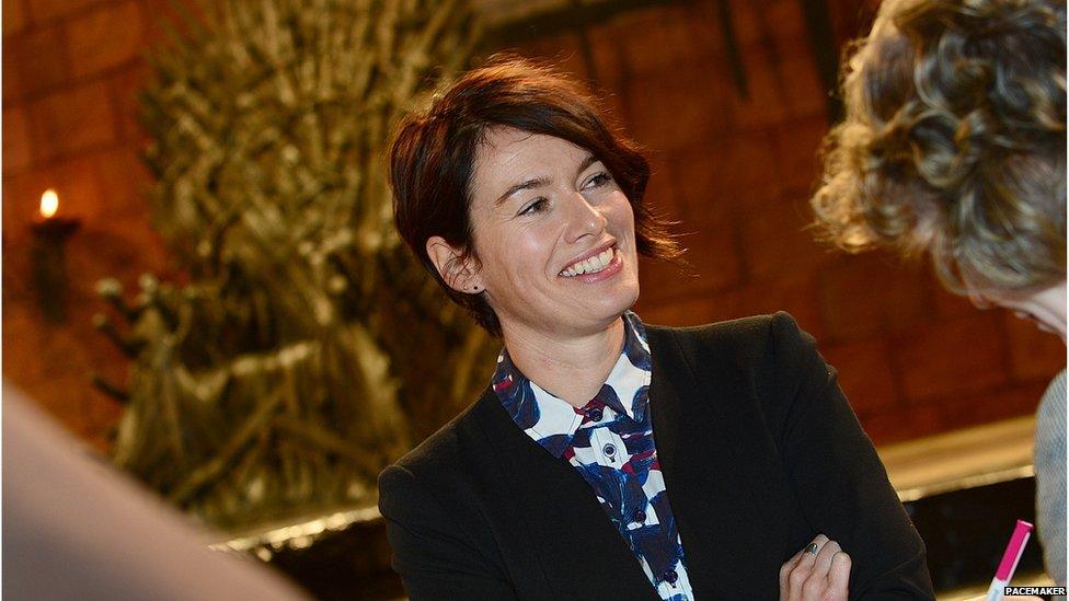 Lena Headey who plays Queen Cersei Lannister met the Queen