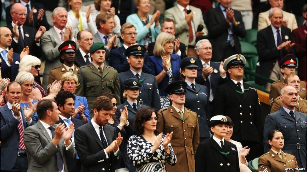 Wimbledon troops