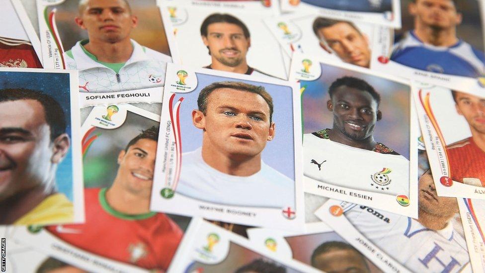 Wayne Rooney on a sticker