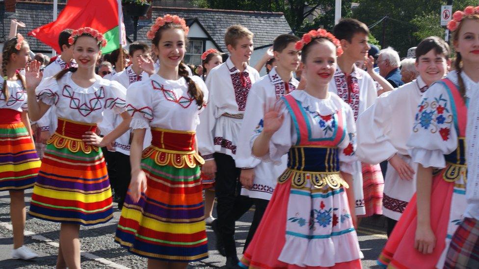 Gorymdaith Eisteddfod Llangollen