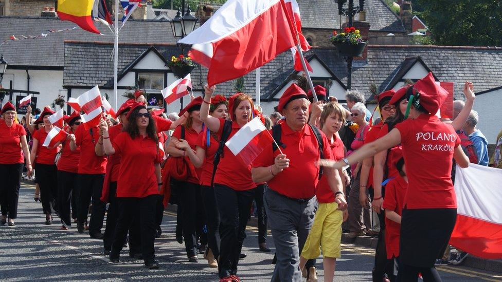 Gorymdaith Eisteddfod Llangollen