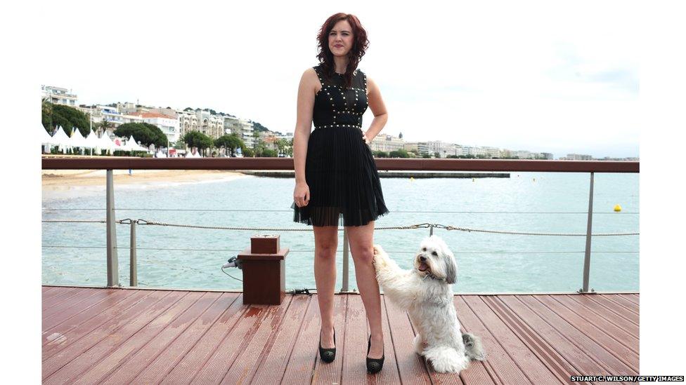 Ashleigh and her dog Pudsey