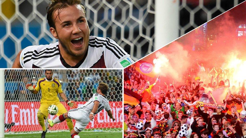 Mario Gotze scores