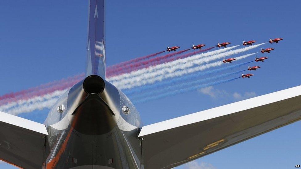 RAF Red Arrows display team