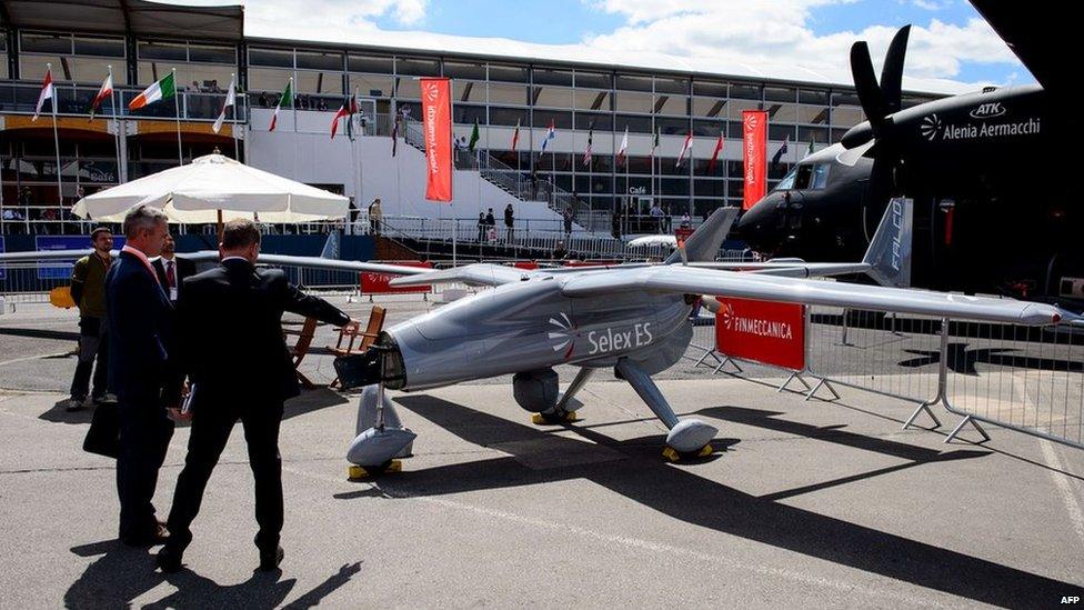 Selex ES Falco UAV (unmanned aerial vehicle)