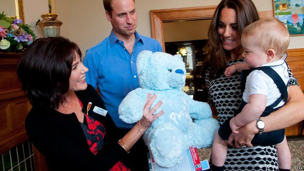 Prince George given gift