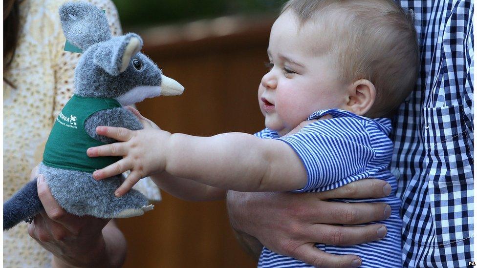 Prince George at Taronga Zoo in Sydney