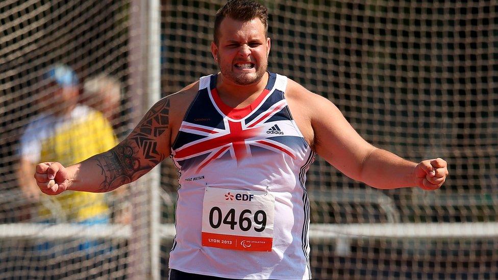 Paralympic athlete Aled Davies