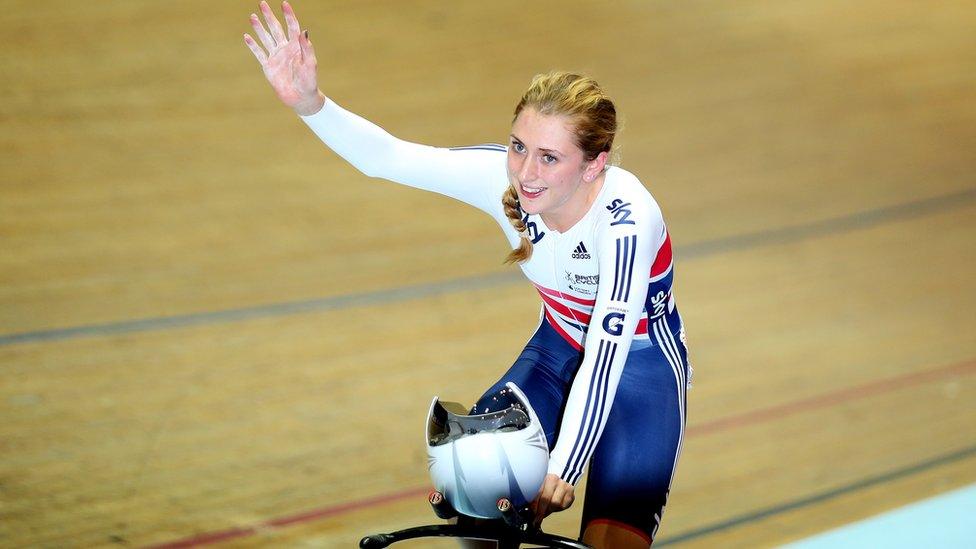 Cyclist Laura Trott