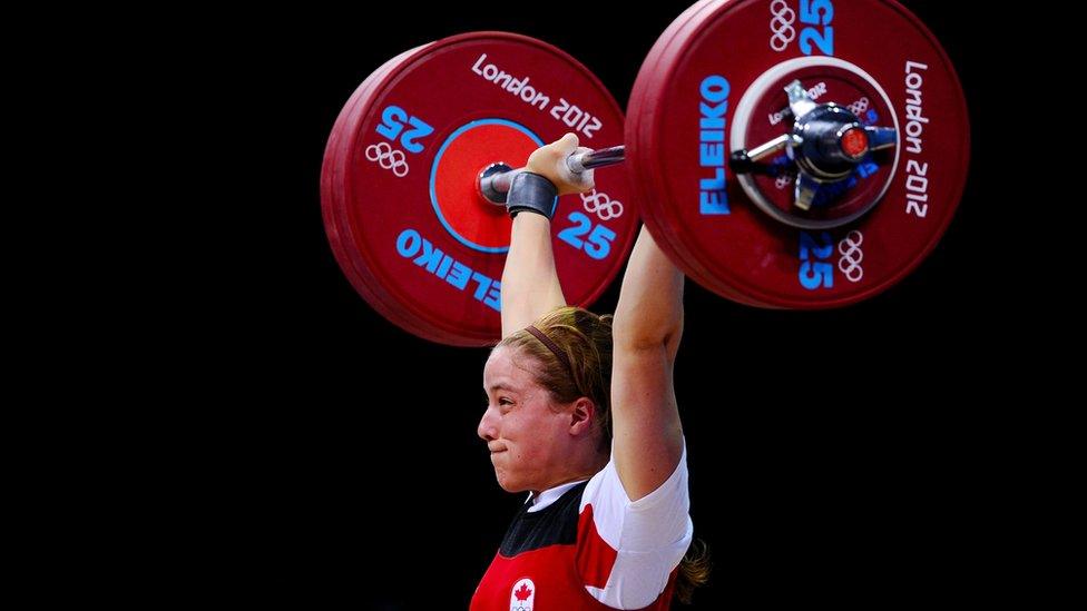 Weightlifter Marie-Eve Beauchemin-Nadeau