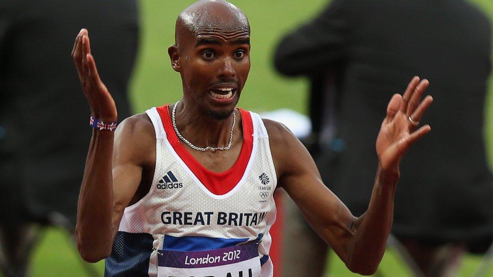 Athlete Mo Farah