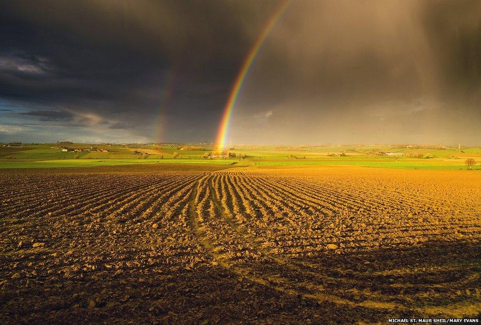 Rainbow over Messines Ridge