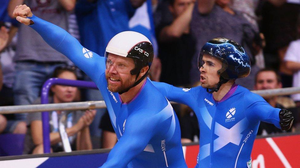 Scottish para-cyclist Neil Fachie and pilot Craig MacLean