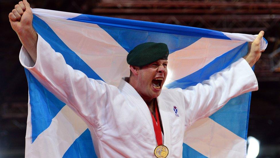 Scottish judoka Chris Sherrington