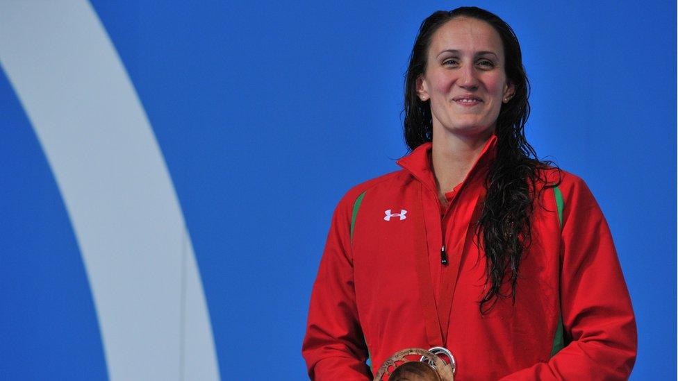 Georgia Davies set a new personal best in the 100m backstroke final