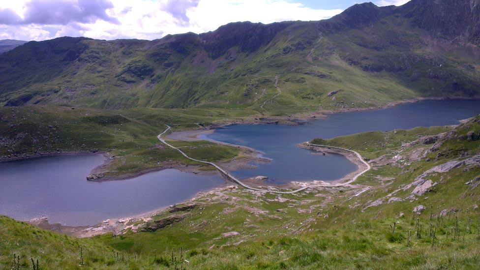 View from the Pyg Track in Snowdonia