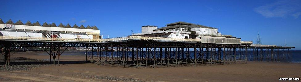 Colwyn Bay pier today