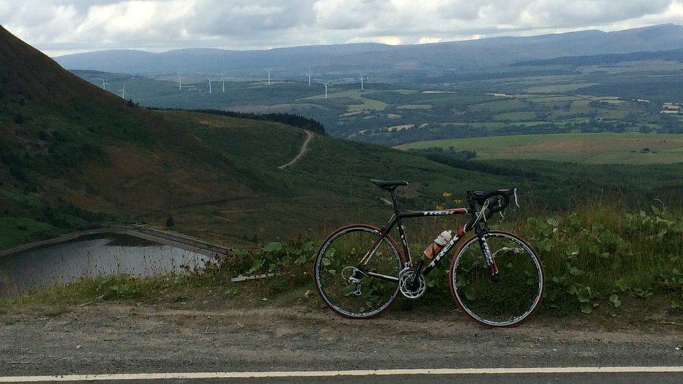 View from Rhigos Mountain