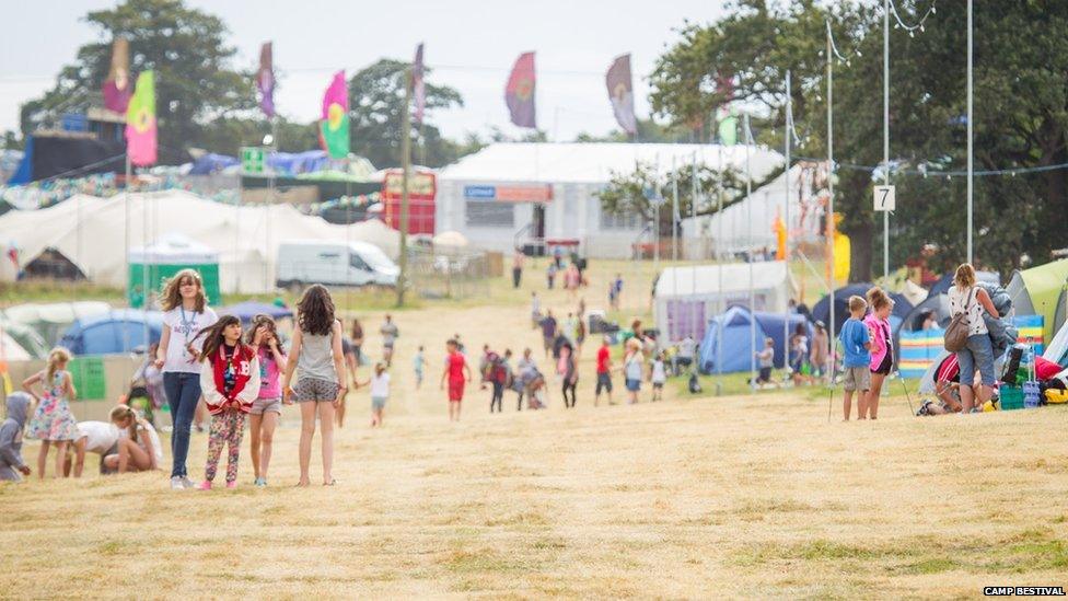 Camp Bestival site