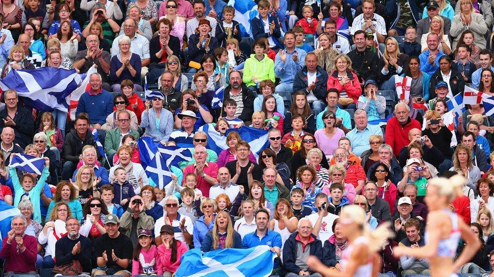 Crowd in Hampden Park