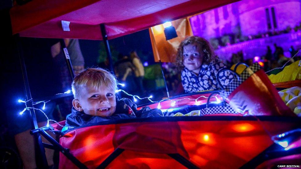 Children enjoying Camp Bestival