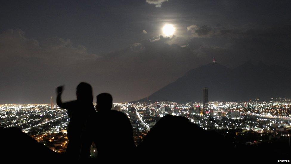 Supermoon in Mexico