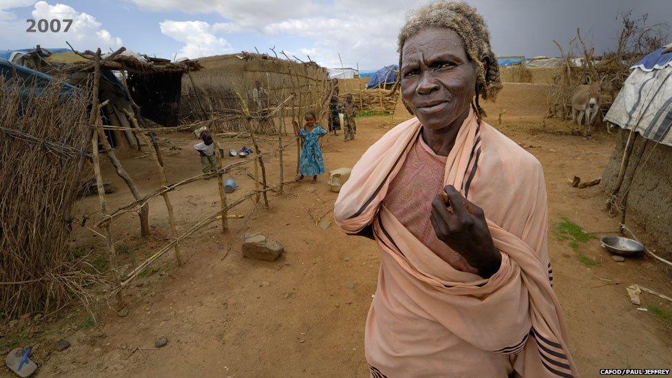 Hamisa in Hassa Hissa camp in Darfur, Sudan - 2007