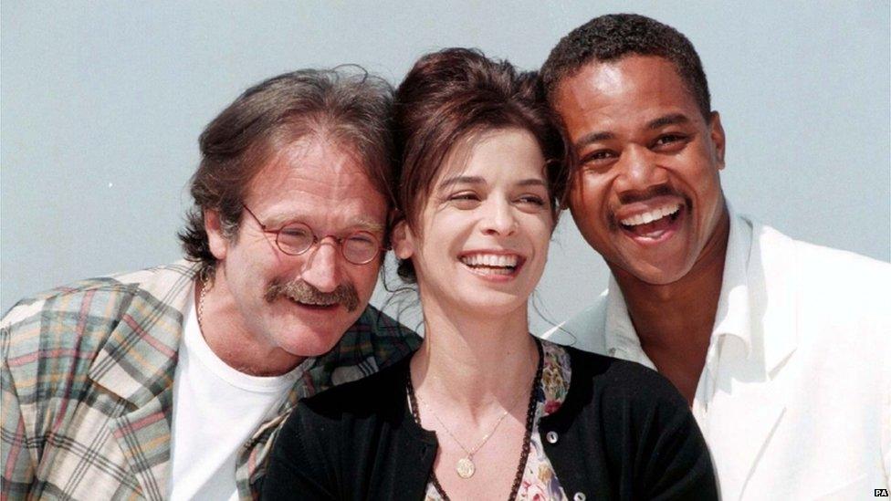 In 1997, Williams starred in What Dreams May Come with Annabella Sciora and Cuba Gooding Jr