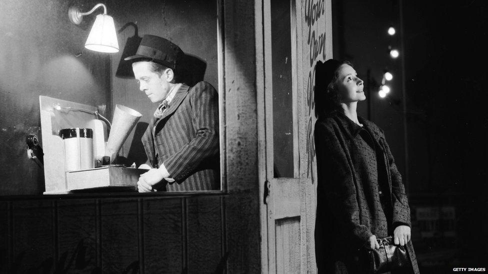 Lord Attenborough in the stage play Brighton Rock