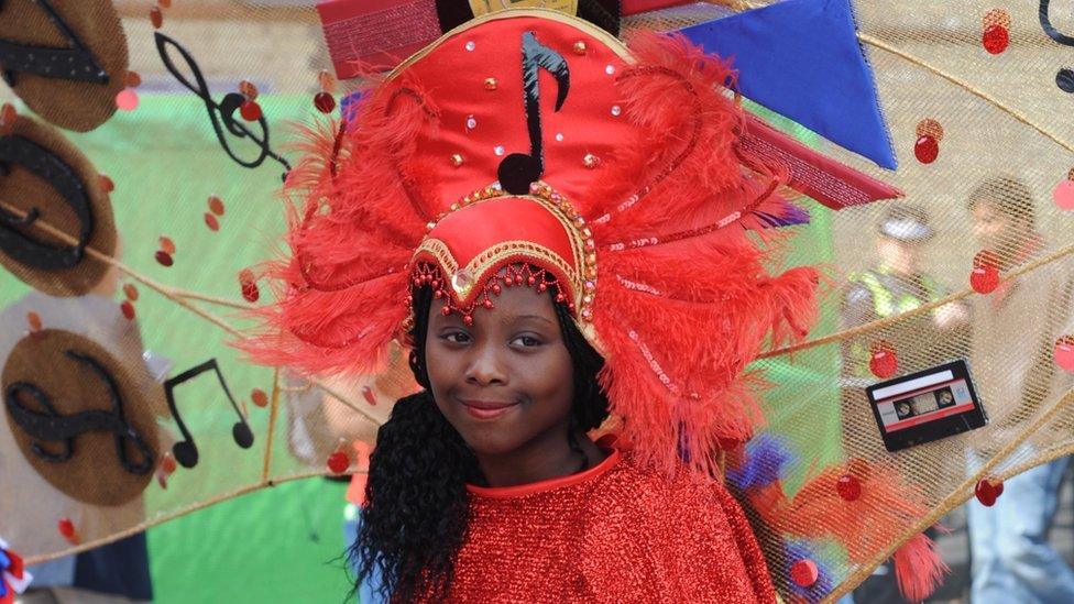 Girl at Notting Hill Carnival