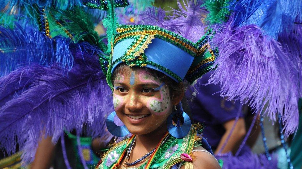 Girl at Notting Hill Carnival