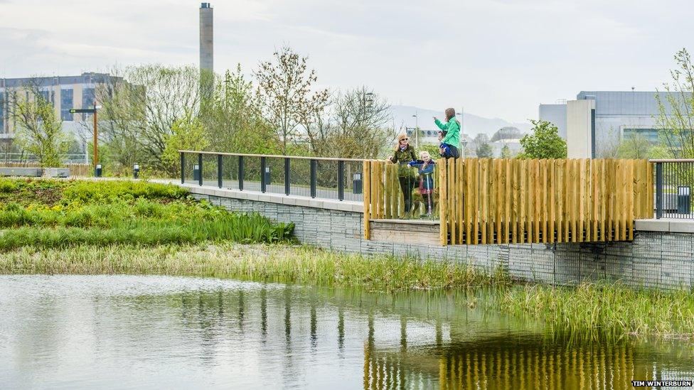 Viewing platform at lochan