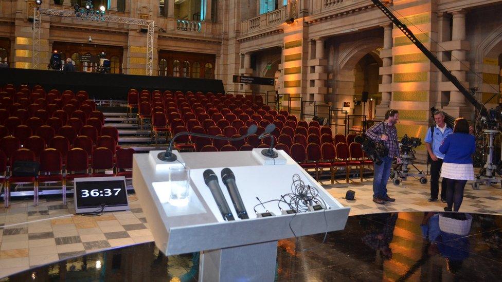 Kelvingrove debate podium