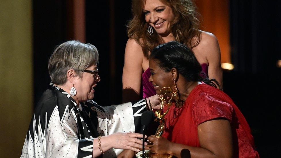 Kathy Bates (l) and Octavia Spencer