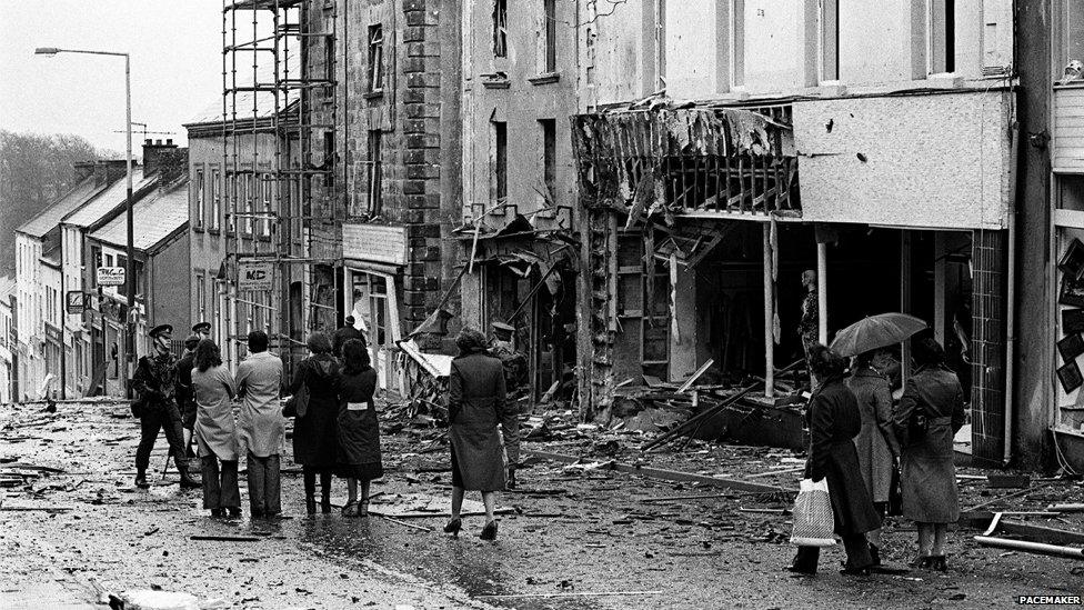 Dungannon after bombing